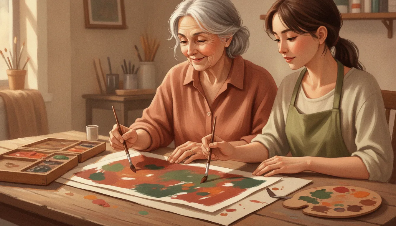 Two women collaborating as equals